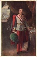 6 db régi motívumlap IV. Károlyról / 6 pre-1945 motive cards of Charles I of Austria