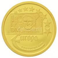 1997. "Európa - Németország" Au emlékérem (3,12g/0.585/20mm) T:PP 1997. "Europe - Deutschland" Au commemorative medallion (3,12g/0.585/20mm) C:PP