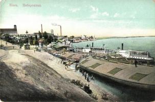 Kiev, Kyiv - 4 db régi ukrán városképes lap / 4 pre-1945 Ukrainian town-view postcards