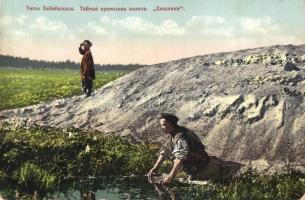 Types de Trans-Baikal, Nord-est-Sibérie - 4 db régi motívumlap az Oroszországban élő népekről / 4 pr...