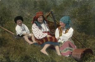 Widoki i typy Ukrainy / Ukrainische Typen und Landschaften / Ukrán és kárpátaljai folklór, népvisele...