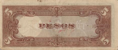 Fülöp szigetek/japán megszállás 1943. 5P speciális amerikai ellenbélyegővel! T:II