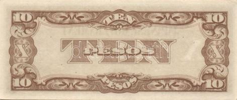 Fülöp szigetek/japán megszállás 1942-43. 10P 2klf évszámmal, 100P T:I,I-