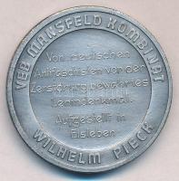 NDK ~1970-1980. "VEB Mansfeld Kombinat" ezüstpatinázott emlékérem T:2
GDR ~1970-1980. &qu...