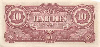 Burma/japán megszállás 1942-44. 1/2R, 1R, 5R, 10R, 100R T:I,I-