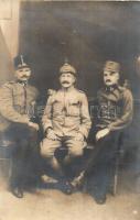 Osztrák-magyar katonák csoportképe / WWI Austro-Hungarian K.u.K. military, soldiers. photo