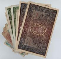 31db-os vegyes külföldi bankjegy tétel, közte érdekesebb darabokkal: Montenegró 1912. 2P lyukasztáss...