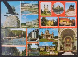 188 db MODERN magyar mozaikos városképes lap / 188 modern Hungarian mosaic town-view postcards