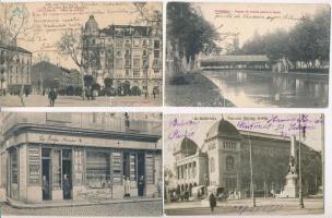 54 db RÉGI külföldi városképes lap, főleg spanyol / 54 pre-1945 European town-view postcards, mostly from Spain