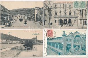 54 db RÉGI külföldi városképes lap, főleg spanyol / 54 pre-1945 European town-view postcards, mostly...
