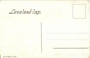 Kassa, Kosice; Franck kávé-pótlék tulipános hazafias reklámlapja / Franck coffee-substitute advertis...