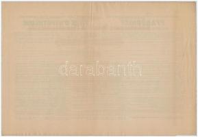 Budapest 1917. "Kisbirtokosok Országos Földhitelintézete" 4 1/2%-os záloglevele 2000K-ról,...