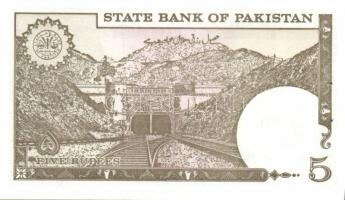 Pakisztán 1983-2006. 1R 2klf évszámmal, 2R, 5R, 10R T:I