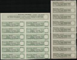 Budapest 1925. "Rimamurány-Salgó-Tarjáni Vasmű Részvény-Társaság" részvénye 50P-ről, szára...