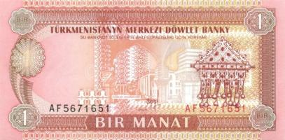 Türkmenisztán 1993. 1M, 5M + 2005. 50M, 100M, 500M T:I