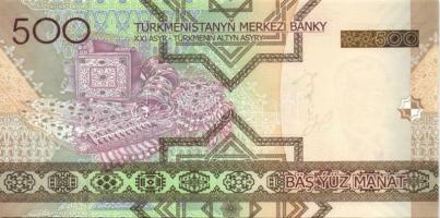 Türkmenisztán 1993. 1M, 5M + 2005. 50M, 100M, 500M T:I