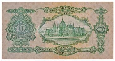 1929. 10P "Deák Ferenc" "B318 039849" T:III szép papír 
Hungary 1929. 10 Pengő ...