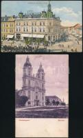 38 db főleg RÉGI magyar városképes lap / 38 mostly pre-1945 Hungarian town-view postcards