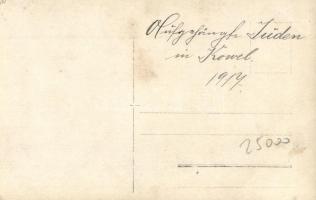 1917 Aufgehängte Jüden in Kowel / Akasztás által kivégzett zsidó férfiak az ukrajnai Kovelben. Judai...