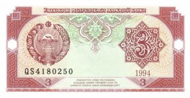 Üzbegisztán 1994. 1S, 3S, 5S, 10S, 50S T:I
