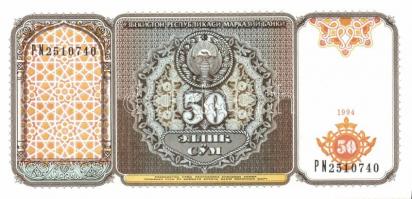 Üzbegisztán 1994. 1S, 3S, 5S, 10S, 50S T:I