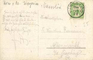 1908 Kislőd, Szent József római katolikus templom, mise pappal. photo