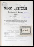 Academy Architecture 1899. Vol 15. Architectural Review. Edited by Alex Koch. Architect. 144p. Sok k...