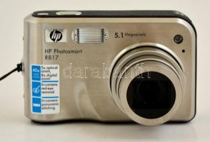 HP Photosmart R817 digitális fényképezőgép, új állapotban, tartozékokkal, eredeti dobozában, angol s...