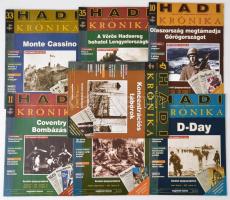 cca 2000 A hadi Krónika történelmi folyóirat 19 száma mellékletekkel