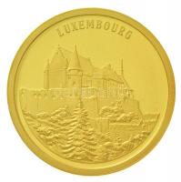 1996. Európa - Luxemburg Au emlékérem (3,12g/0.585/20mm) T:PP  1996. Europe - Luxembourg Au commemorative medallion (3,12g/0.585/20mm) C:PP