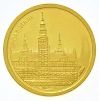 1996. Európa - Dánia Au emlékérem (3,13g/0.585/20mm) T:PP  1996. Europe - Danmark Au commemorative medallion (3,13g/0.585/20mm) C:PP