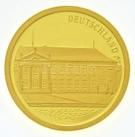 1996. Európa - Németország Au emlékérem (3,12g/0.585/20mm) T:PP  1996. Europe - Deutschland Au commemorative medallion (3,12g/0.585/20mm) C:PP