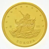 1996. ECU - Németország Au emlékérem (3,13g/0.585/20mm) T:PP  1996. ECU - Deutschland Au commemorative medallion (3,13g/0.585/20mm) C:PP