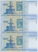 2005. 1000Ft "DA" + 2006. 1000Ft "DE" + 2007. 1000Ft "DA" T:I