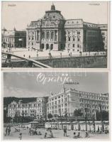 12 régi képeslap nagyrészt a történelmi Magyarország területéről továbbá 14 db 50-es évek-beli főleg magyar és 6 modern lap