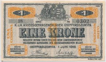 Ostffyasszonyfa / hadifogolytábor 1916. június 1. 1K arab sorozat és sorszámmal T:I
Adamo HHO-2.3