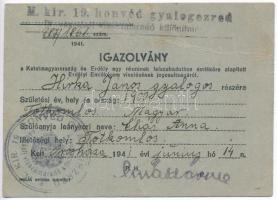 1940. "Erdélyi részek felszabadulásának emlékére" cink emlékérem mellszalaggal és viselésr...