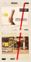 1992 1 db Cabin recall + 1 db Népszabadság telefonkártya, bontatlan csomagolásban
