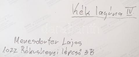 cca 1996 Menesdorfer Lajos (1941-2005) budapesti fotóművész hagyatékából, feliratozott vintage fényk...