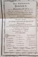 Bosznia és Hercegovina térképe ,,Das Koenigreich Bosnien und die Herzegovina (Rama)"  Wien, 178...