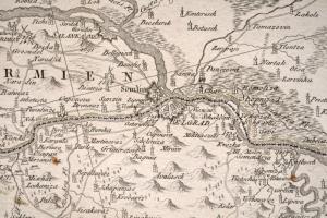 Bosznia és Hercegovina térképe ,,Das Koenigreich Bosnien und die Herzegovina (Rama)"  Wien, 178...