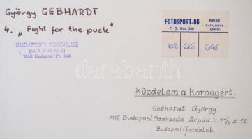 cca 1985 Gebhardt György (1910-1993) budapesti fotóművész hagyatékából feliratozott vintage fénykép ...