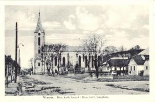 Varannó, Vranov nad Toplou; Rim. kath. kostol / Római katolikus templom, utcakép / Catholic church, street view