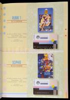 4 db tematikus dísz berakó + 2 db magyar telefonkártya katalógus