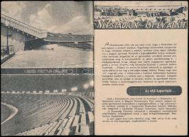 1953 Büszkeségünk a Népstadion a megnyitó ünnepség műsora, 30p.  19x13cm