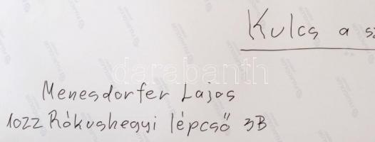 cca 1988 Menesdorfer Lajos (1941-2005) budapesti fotóművész hagyatékából, feliratozott, vintage fény...