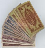 1945. 100P (5x) + 500P (15x) + 1000P (3x) + 10.000P (6x) T:III,III-