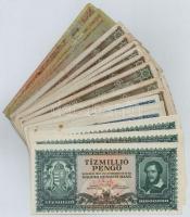 Vegyes 30db-os pengő bankjegy tétel T:III,III-