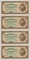 1946. 100.000.000P (8x) sorszámkövetők T:I,I- három darabon fo