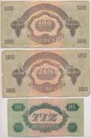1944. 10-100P "A Vöröshadsereg Parancsnoksága" (8x) T:III,III-